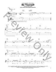 Be Yourself Guitar and Fretted sheet music cover